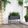 vidaXL Fioriera da giardino a letto rialzato antracite 60 x Anteprima dell’immagine prodotto 4