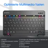 Fintie Ultradünn Bluetooth Tastatur mit deutschem Layout Produktbild-Vorschau 5