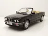 BMW 3er Cabrio E30 1985 schwarz metallic Modellauto 1:18 Produktbild-Vorschau 1
