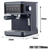 Macchina per caffè espresso Zimilo con portafiltro, 20 bar, Anteprima dell’immagine prodotto 7