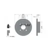 2 Textar Bremsscheiben 231mm vorne für Suzuki Alto Justy II Produktbild-Vorschau 2