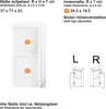 trendteam Bad Hänge-Stauraumelement Amanda Weiß Produktbild-Vorschau 3
