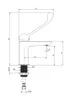 Deante | Waschbeckenarmatur Clinic - Messing - Hygienisch - Produktbild-Vorschau 5