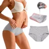 Majtki menstruacyjne szare l nieprzeciekające wysoki stan Podgląd zdjęcia produktu 1