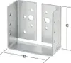 Vormann Balkenschuhe Typ B sendzimir verzinkt 90 x 88 mm Produktbild-Vorschau 2