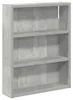 vidaXL Badezimmer-Wandschrank Betongrau 40 x 10 x 50 cm Produktbild-Vorschau 1