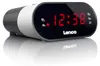 Lenco CR-07 Bianco - Radiosveglia FM con sleep timer e Anteprima dell’immagine prodotto 3