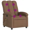 dkd-home-decor Massagesessel Stoff Braun 70 x 93 x 101 cm Produktbild-Vorschau 1