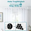 Raumteiler Paraventgestell, Gardinenstange, Raumtrenner, Produktbild-Vorschau 4
