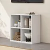 Bücherregal Weisses Regal Schrank Loft Kommode Produktbild-Vorschau 7