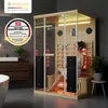 Artsauna Infrarotkabine Göteborg 120 - Vollspektrumstrahler Produktbild-Vorschau 7