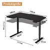 Hilodesk Výškovo Nastaviteľný Stôl (150cm)-Kancelársky stôl Náhľad obrázku produktu 2