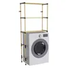 Überbauregal Waschmaschine Trockner Kiefernholz Variable Produktbild-Vorschau 4