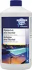 A bottle of pool cleaning product with an image of a pool at night. Produktbild-Vorschau