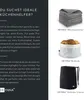 sada 4 jemných utěrek na nádobí šedá/černá ve 2 různých Náhled obrázku produktu 7