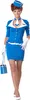 A woman in a stewardess costume. Podgląd zdjęcia produktu