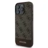 A side view of a brown and black Guess phone case with a repeating logo pattern. Anteprima dell’immagine prodotto
