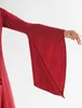 Close-up of a person's arm and sleeve of a red dress with bell sleeves. Náhľad obrázku produktu
