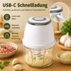 Kabelloser Mini-Zerkleinerer 250 ml mit Glasbehälter, USB-C Produktbild-Vorschau 2