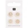 Rico Design | Guziki kokosowe, 13 mm, 4 szt Podgląd zdjęcia produktu 1
