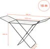 3.12 Flügel Trockengestell 18m in schwarz - ca. 180x55x108 Produktbild-Vorschau 2