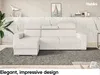 MEBLINI Schlafcouch mit Bettkasten - Ecksofa mit Produktbild-Vorschau 2