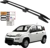 Střešní nosiče FIAT PANDA od 2012 Černý hliník Odolný masiv Náhled obrázku produktu 1