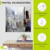 ARTland Poster Abstrakte Komposition in weiß I Größe: Produktbild-Vorschau 2