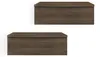 Elzusha – Schwebendes Wandregal mit Schublade – Set aus 2 – Produktbild-Vorschau 1