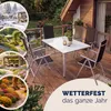 CASARIA® Gartenmöbel Set 6 Stühle mit Tisch 150x90cm Produktbild-Vorschau 10