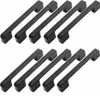 10 Stück Schrankgriffe, 160 mm Lochabstand – Schwarze Produktbild-Vorschau 1