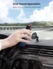 A hand is attaching a smartphone to a magnetic car mount on a car dashboard. Náhled obrázku produktu