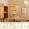 ZMH lampy wiszące boho lampa wisząca rattanowa lampa Podgląd zdjęcia produktu 5