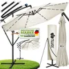 tillvex ombrellone a sbalzo in alluminio Beige LED Solar Ø Anteprima dell’immagine prodotto 1