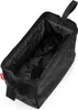 An open black toiletry bag with polka dots. Produktbild-Vorschau