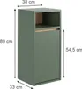 Badschrank Vicco Viola Grün/Artisan 38 x 80 cm mit Produktbild-Vorschau 2