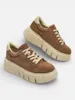 Damen-Sneakers Flora Beige Leder Bequem für den Sommer, Produktbild-Vorschau 6