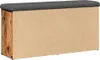 vidaXL Banc à chaussures imitation vieux bois 102x32x50 cm Voir les images du produit 4