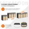 ML-Design Mülltonnenbox 4er für 4 Tonnen 240L 264x80x120 cm Produktbild-Vorschau 7