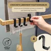 porte-serviettes eluno pour la paroi de douche en verre Voir les images du produit 4