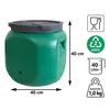 fusto a collo largo plasteo 40 L con coperchio per alimenti Anteprima dell’immagine prodotto 2