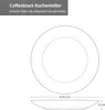 Coffeeblack 18tlg. Teller Set 6 Pers. schwarz Kuchenplatte, Produktbild-Vorschau 6