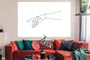 MuchoWow® Poster Strichzeichnung - Hand - Finger 180x120 cm Produktbild-Vorschau 2