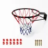 Relaxdays Basketballkorb Wandmontage, inkl. Netz & Dübel, Produktbild-Vorschau 6