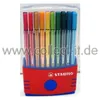 A set of 20 STABILO Pen 68 felt-tip pens in a red and blue plastic holder. Anteprima dell’immagine prodotto