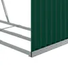 vidaXL Wiata na drewno opałowe Zielona 120x45x100 cm Stal Podgląd zdjęcia produktu 7