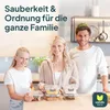 uandu Glasbehälter mit Deckel, 5- teilig, mit 2 Fächern, Produktbild-Vorschau 4