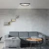 BRILLIANT moderne schwarz braune Holz LED  Deckenleuchte Produktbild-Vorschau 2