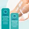 Close-up of a hand applying a wart removal product, with instructional text boxes. Podgląd zdjęcia produktu