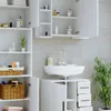 Badmöbel-Set Vicco Maris Weiß 2 Teile, mit Hochschrank und Produktbild-Vorschau 4